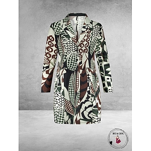 Plus Basics Blazer Long Jacket AFRICA